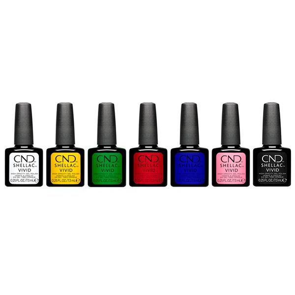 Cnd Shellac Xharm CND Shellac Vivid Collection 7pc Gel Polish Set