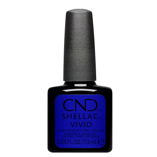 CND - Shellac Lazuli Blue (0.25 oz) - Blue Gel Polish - CNDS