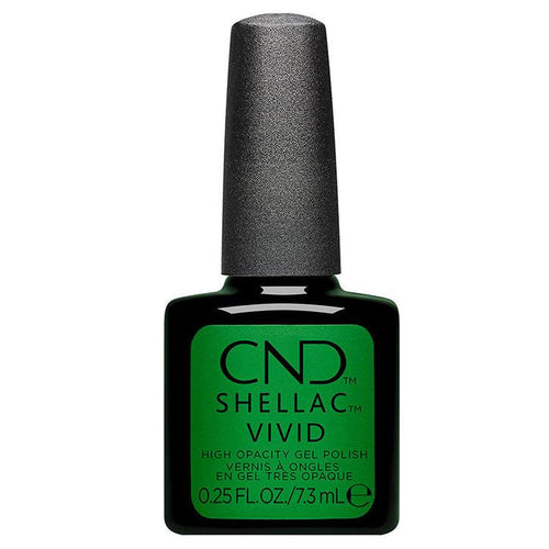 CND - Shellac Vivid - Shamrock Green (0.25 oz)