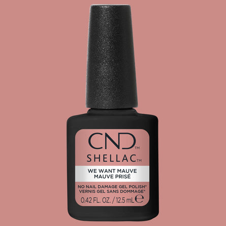 CND Shellac - We Want Mauve 0.42 oz - Gel Polish at Beyond Polish