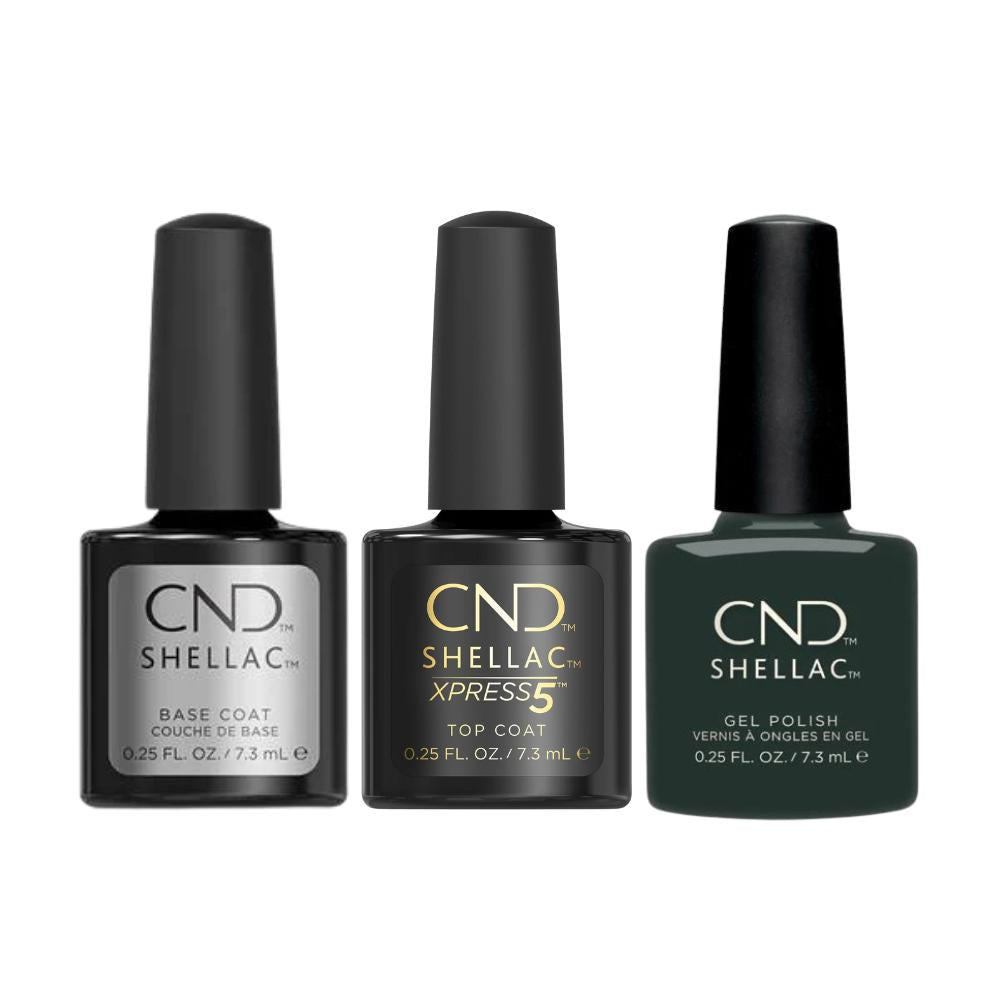 CND - Shellac Xpress5 Combo - Base, Top & Aura (0.25 oz) - Gel Polish at Beyond Polish