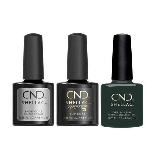 CND - Shellac Xpress5 Combo - Base, Top & Aura (0.25 oz) - Gel Polish at Beyond Polish