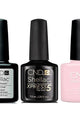 CND - Shellac Xpress5 Combo - Base, Top & Aurora (0.25 oz) - Gel Polish at Beyond Polish