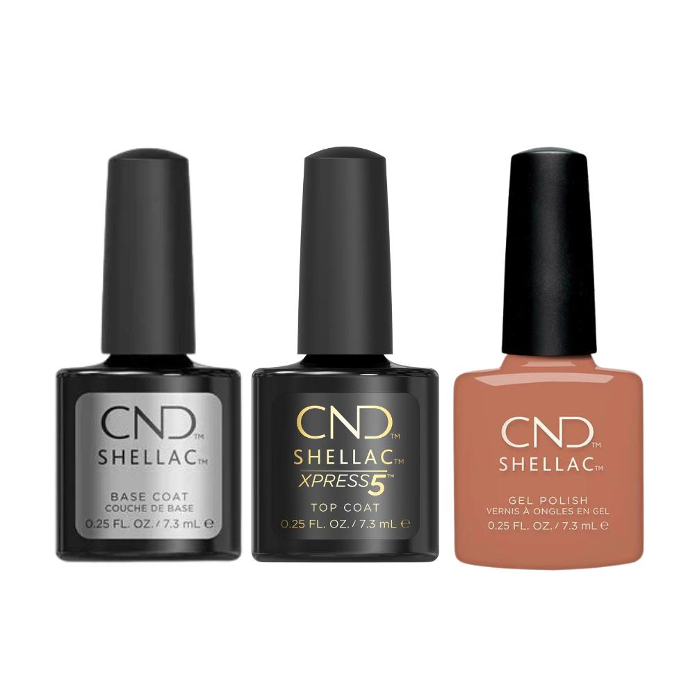 CND - Shellac Xpress5 Combo - Base, Top & Boheme (0.25 oz) - Gel Polish at Beyond Polish