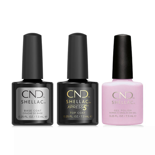 CND - Shellac Xpress5 Combo - Base, Top & Cake Pop (0.25 oz) - Gel Polish at Beyond Polish