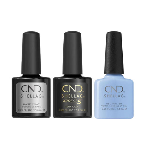 CND - Shellac Xpress5 Combo - Base, Top & Chance Taker (0.25 oz) - Gel Polish at Beyond Polish