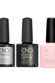 CND - Shellac Xpress5 Combo - Base, Top & Clearly Pink (0.25 oz) - Gel Polish at Beyond Polish