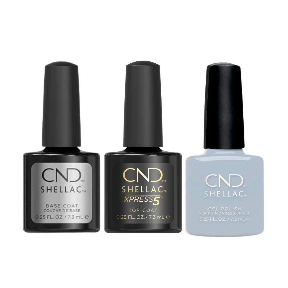 CND - Shellac Xpress5 Combo - Base, Top & Climb To The Top-az (0.25 oz) - Gel Polish at Beyond Polish