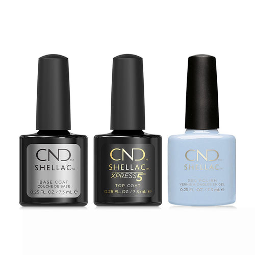 CND - Shellac Xpress5 Combo - Base, Top & Creekside (0.25 oz) - Gel Polish at Beyond Polish