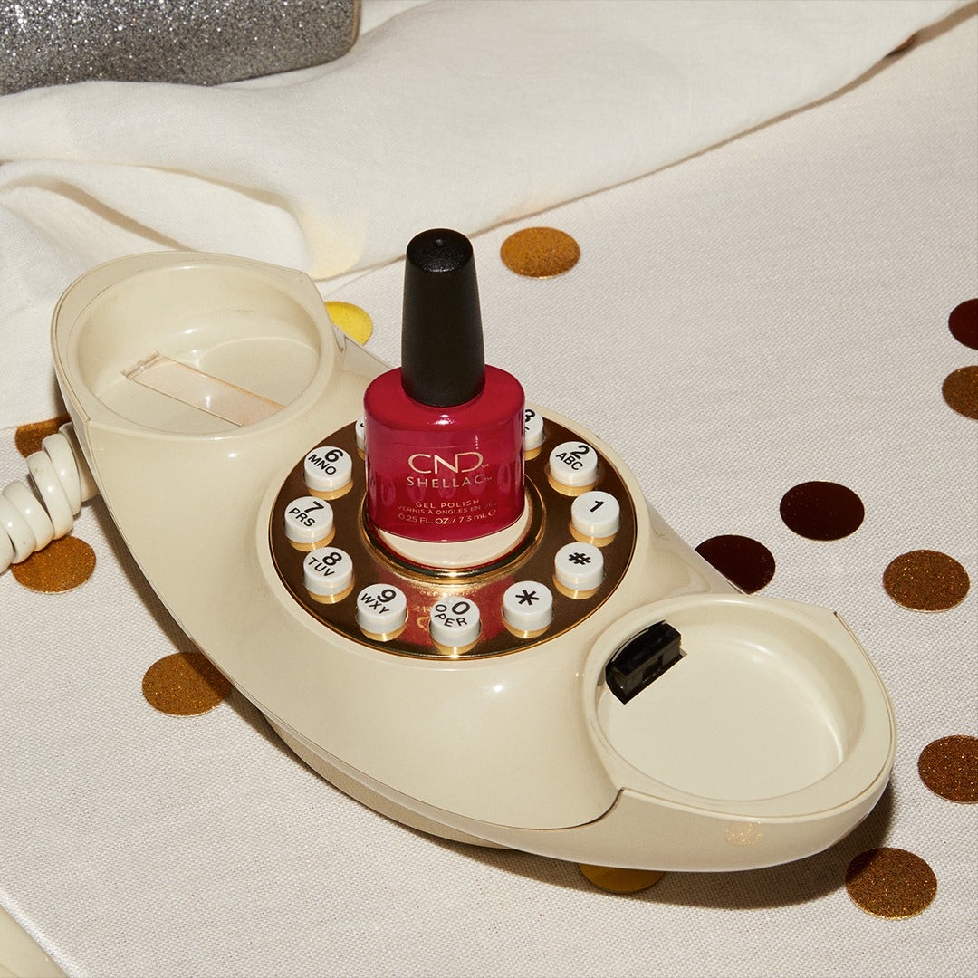 CND - Shellac Xpress5 Combo - Base, Top & Devil Red (0.25 oz) - Gel Polish at Beyond Polish
