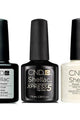 CND - Shellac Xpress5 Combo - Base, Top & Gold VIP Status (0.25 oz) - Gel Polish at Beyond Polish
