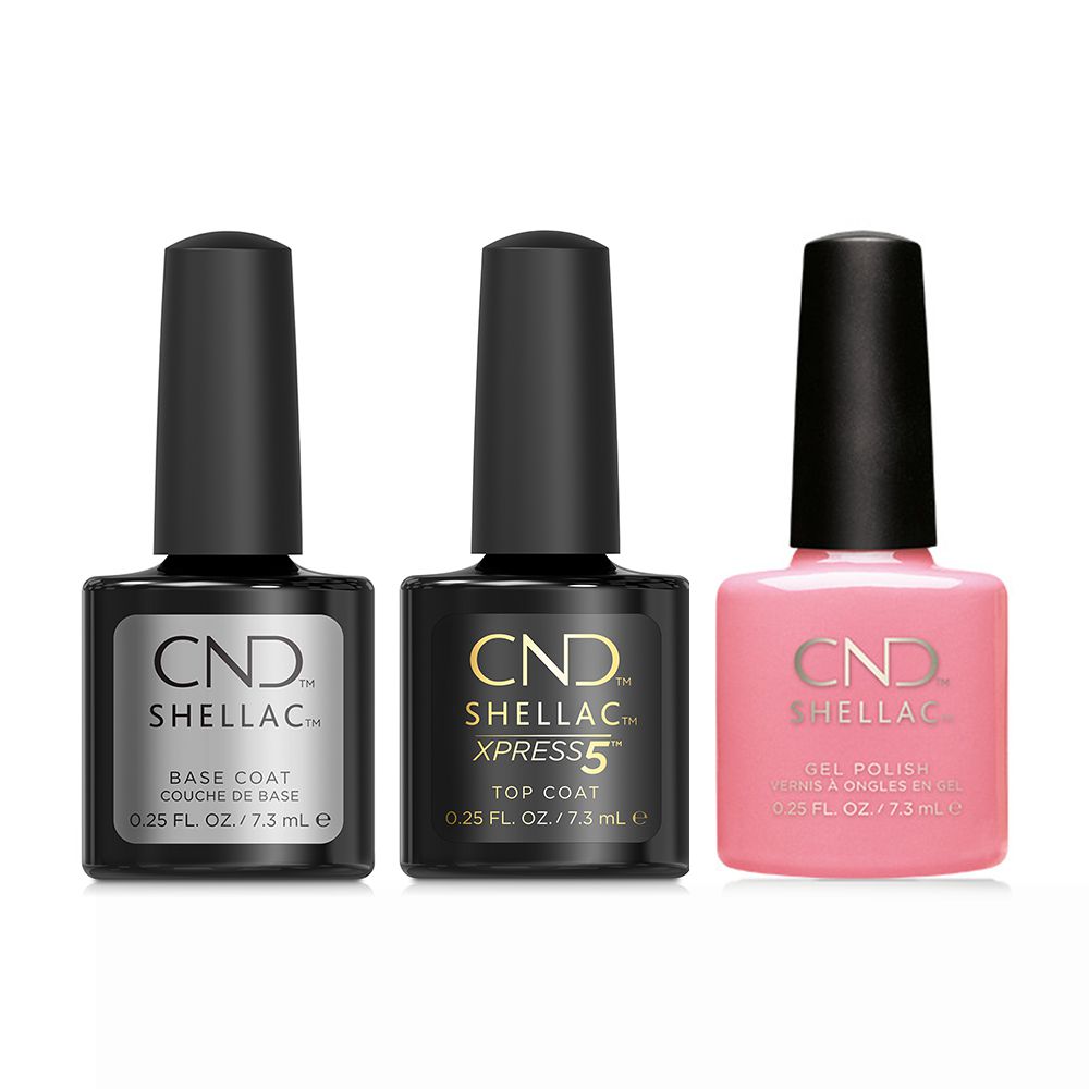 CND - Shellac Xpress5 Combo - Base, Top & Gotcha (0.25 oz) - Gel Polish at Beyond Polish