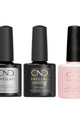 CND - Shellac Xpress5 Combo - Base, Top & Grapefruit Sparkle (0.25 oz) - Gel Polish at Beyond Polish