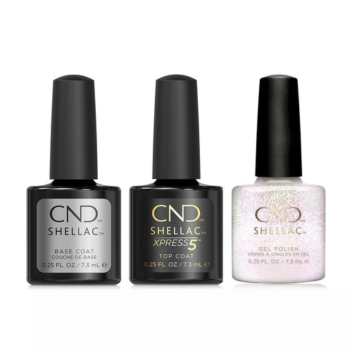 CND - Shellac Xpress5 Combo - Base, Top & Ice Bar (0.25 oz) - Gel Polish at Beyond Polish
