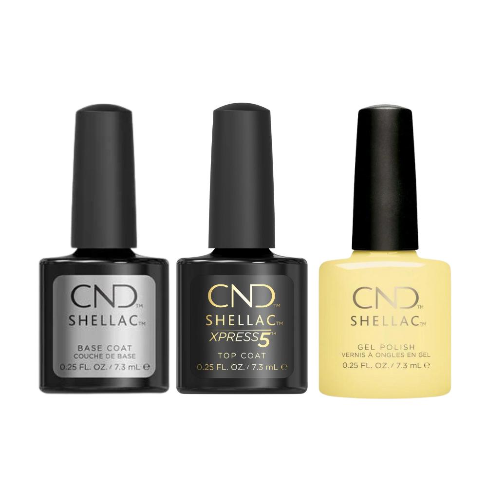 CND - Shellac Xpress5 Combo - Base, Top & Jellied (0.25 oz) - Gel Polish at Beyond Polish