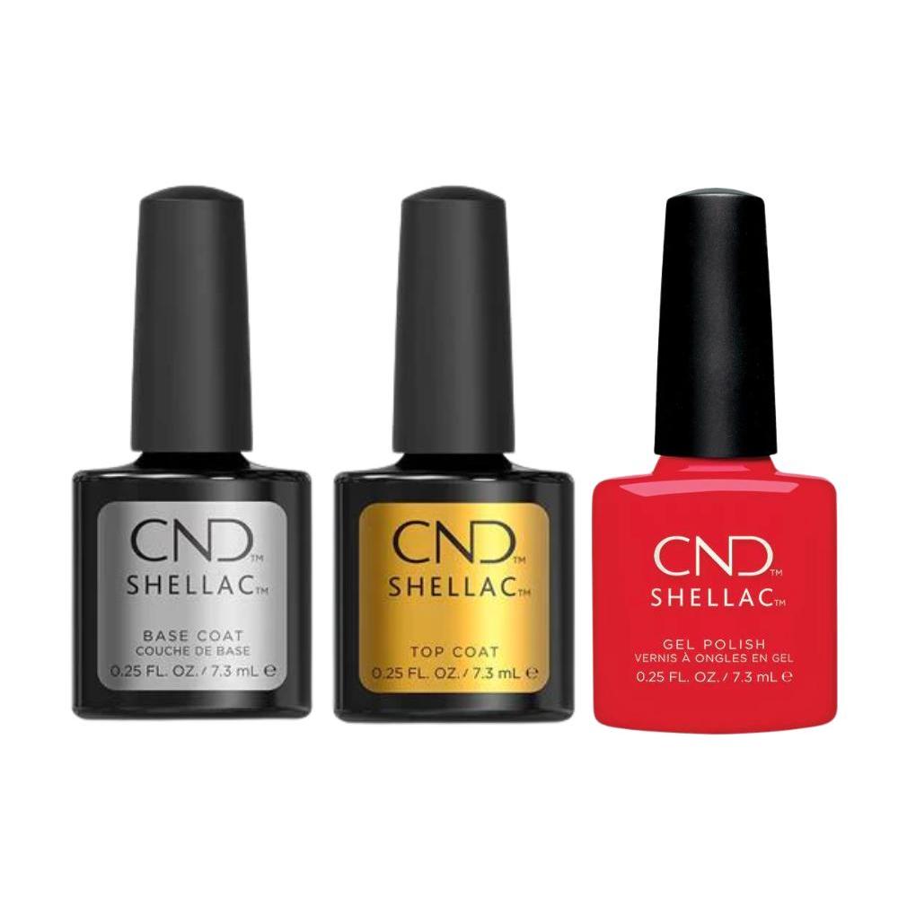 CND - Shellac Xpress5 Combo - Base, Top & Liberte (0.25 oz) - Gel Polish at Beyond Polish