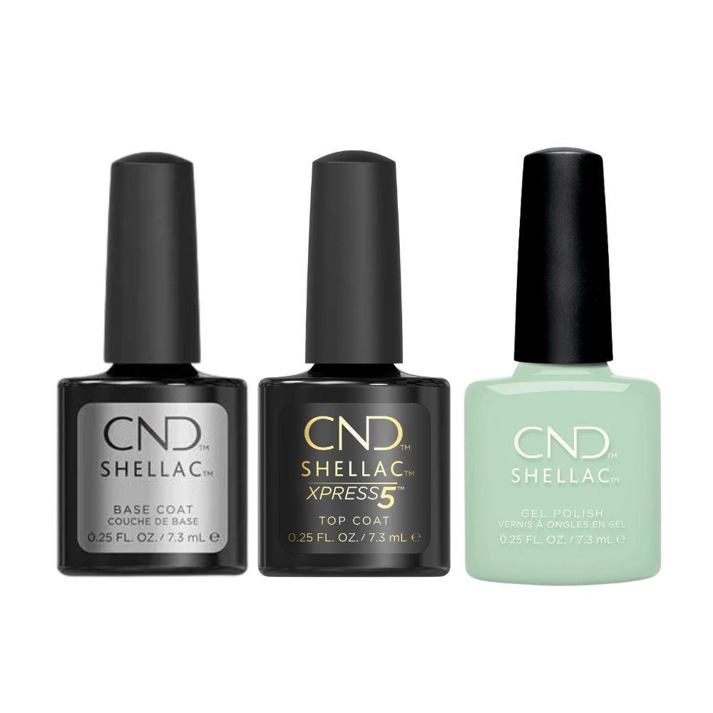 CND - Shellac Xpress5 Combo - Base, Top & Magical Topiary (0.25 oz) - Gel Polish at Beyond Polish