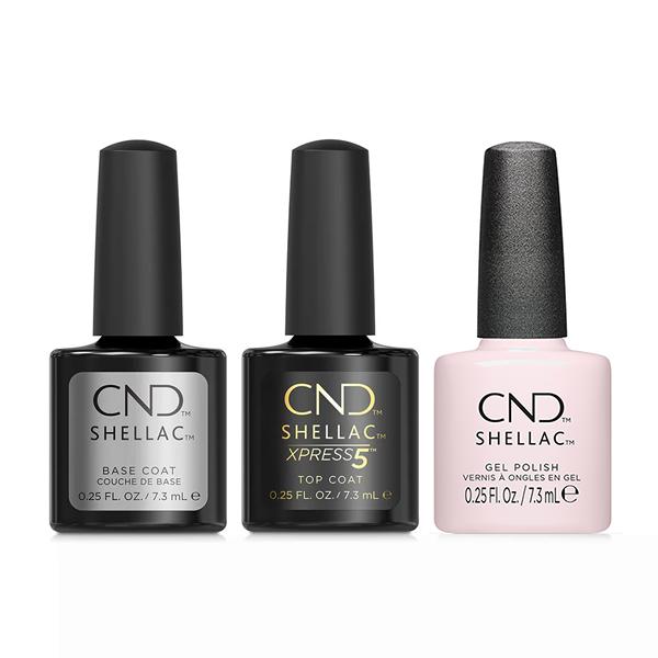 CND - Shellac Xpress5 Combo - Base, Top & Of The Moment (0.25 oz) - Gel Polish at Beyond Polish