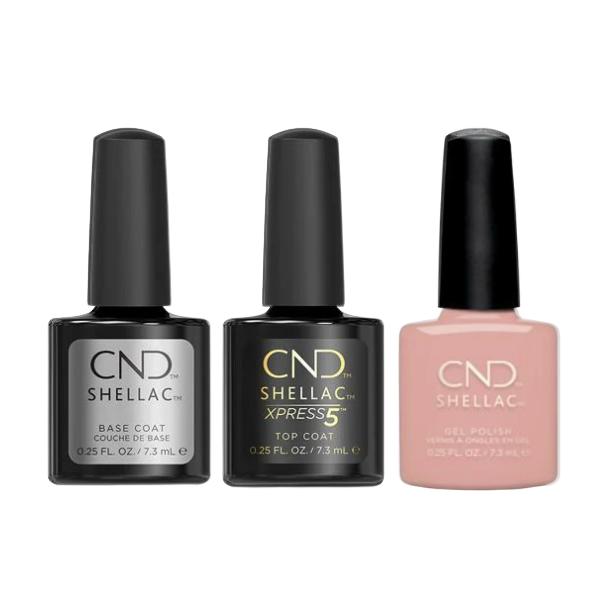 CND - Shellac Xpress5 Combo - Base, Top & Self-Lover (0.25 oz) - Gel Polish at Beyond Polish