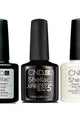 CND - Shellac Xpress5 Combo - Base, Top & Silver VIP (0.25 oz) - Gel Polish at Beyond Polish