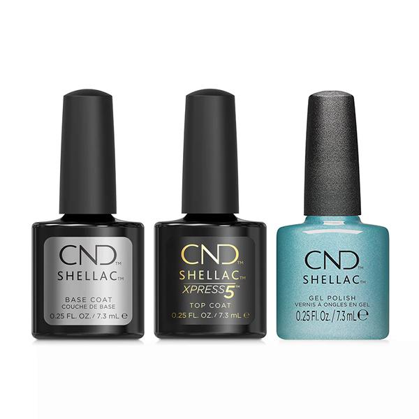 CND - Shellac Xpress5 Combo - Base, Top & Sleeping Mask (0.25 oz) - Gel Polish at Beyond Polish