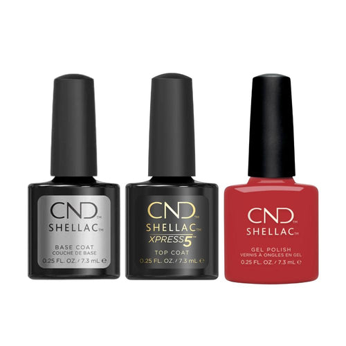 CND - Shellac Xpress5 Combo - Base, Top & Soft Flame