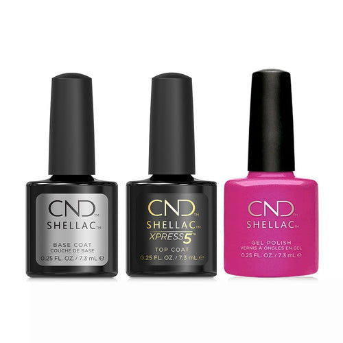 CND - Shellac Xpress5 Combo - Base, Top & Tutti Frutti (0.25 oz) - Gel Polish at Beyond Polish