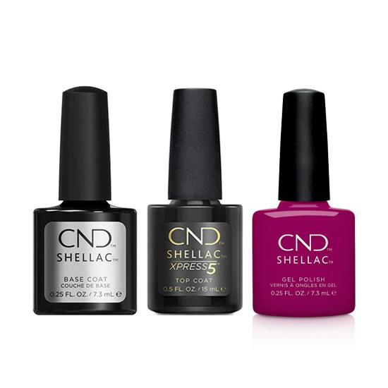 CND - Shellac Xpress5 Combo - Base, Top & Violet Rays - Gel Polish at Beyond Polish