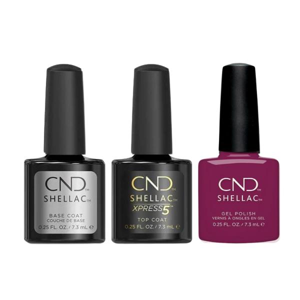 CND - Shellac Xpress5 Combo - Base, Top & Vivant (0.25 oz) - Gel Polish at Beyond Polish