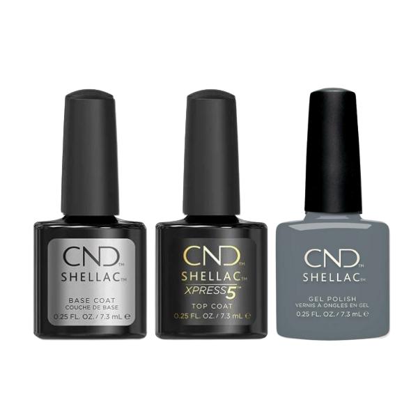 CND - Shellac Xpress5 Combo - Base, Top & Whisper (0.25 oz) - Gel Polish at Beyond Polish