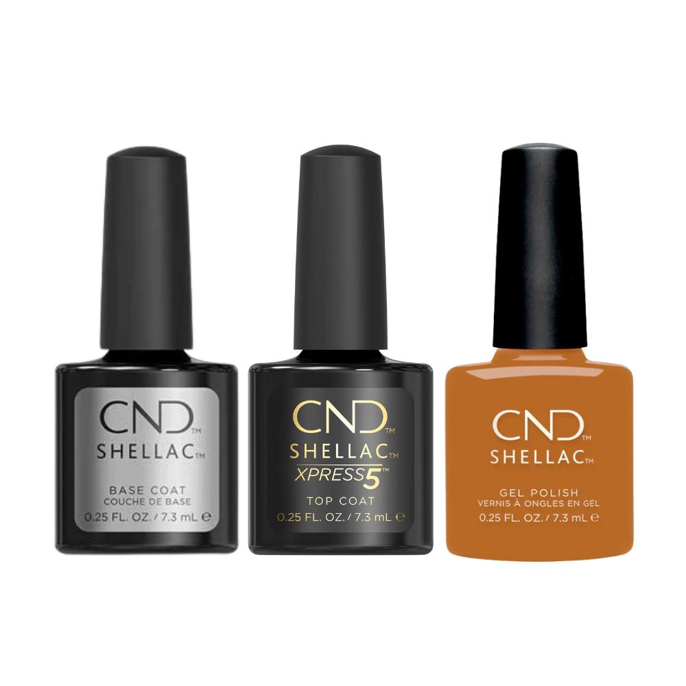 CND - Shellac Xpress5 Combo - Base, Top & Willow Talk (0.25 oz) - Gel Polish at Beyond Polish