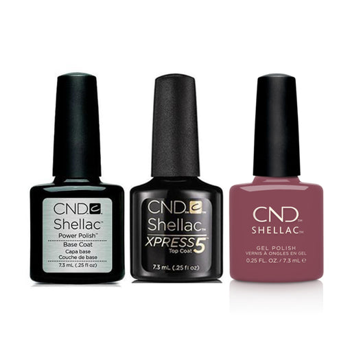 CND - Shellac Xpress5 Combo - Base, Top & Wooded Bliss - Gel Polish at Beyond Polish