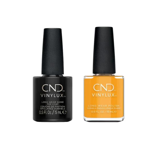 CND - Vinylux Topcoat & Among the Marigolds 0.5 oz - #395 - Nail Lacquer at Beyond Polish
