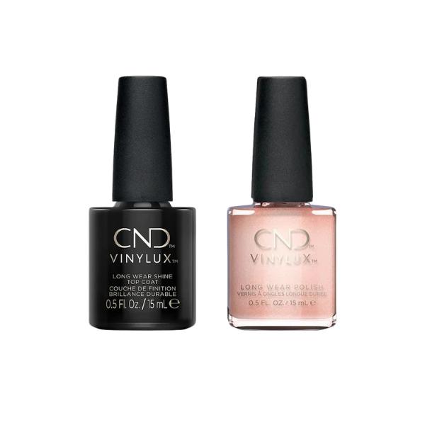 CND - Vinylux Topcoat & Grapefruit Sparkle 0.5 oz - #118 - Nail Lacquer at Beyond Polish