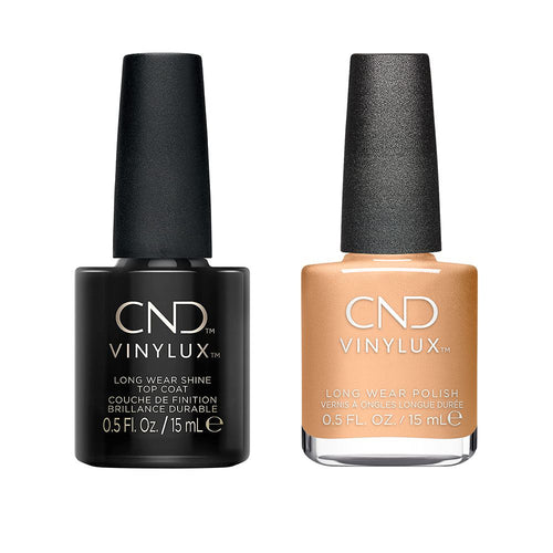 CND - Vinylux Topcoat & It's Getting Golder 0.5 oz - #458 - Nail Lacquer at Beyond Polish