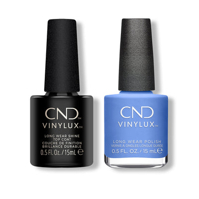CND - Vinylux Topcoat & Motley Blue 0.5 oz - #444 - Nail Lacquer at Beyond Polish