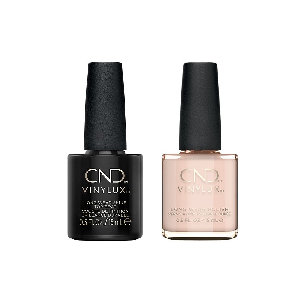 CND - Vinylux Topcoat & Naked Naivete 0.5 oz - #195 - Nail Lacquer at Beyond Polish