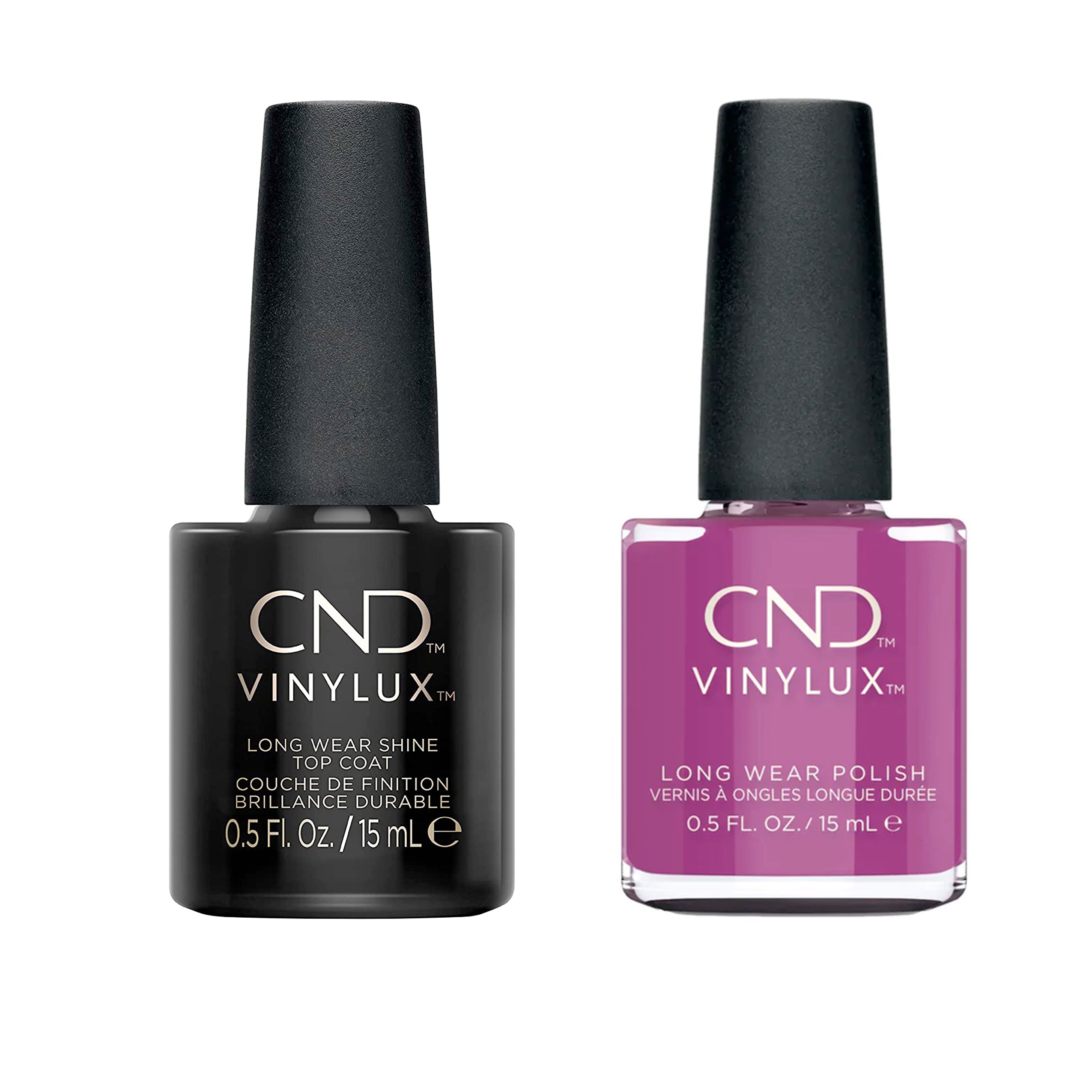 CND - Vinylux Topcoat & Orchid Canopy 0.5 oz - #407 - Nail Lacquer at Beyond Polish
