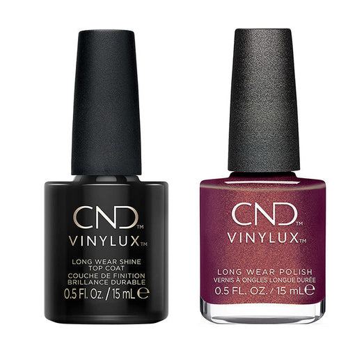 CND - Vinylux Topcoat & Purplexity 0.5 oz - #474