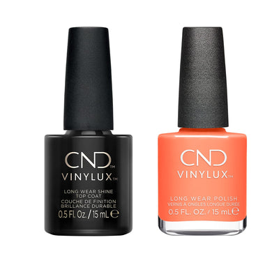 CND - Vinylux Topcoat & Silky Sienna 0.5 oz - #454 - Nail Lacquer at Beyond Polish