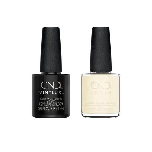 CND - Vinylux Topcoat & White Button Down 0.5 oz - #392 - Nail Lacquer at Beyond Polish
