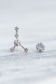 Cancer 24k White Gold Plated Studs - Earrings at Beyond Polish