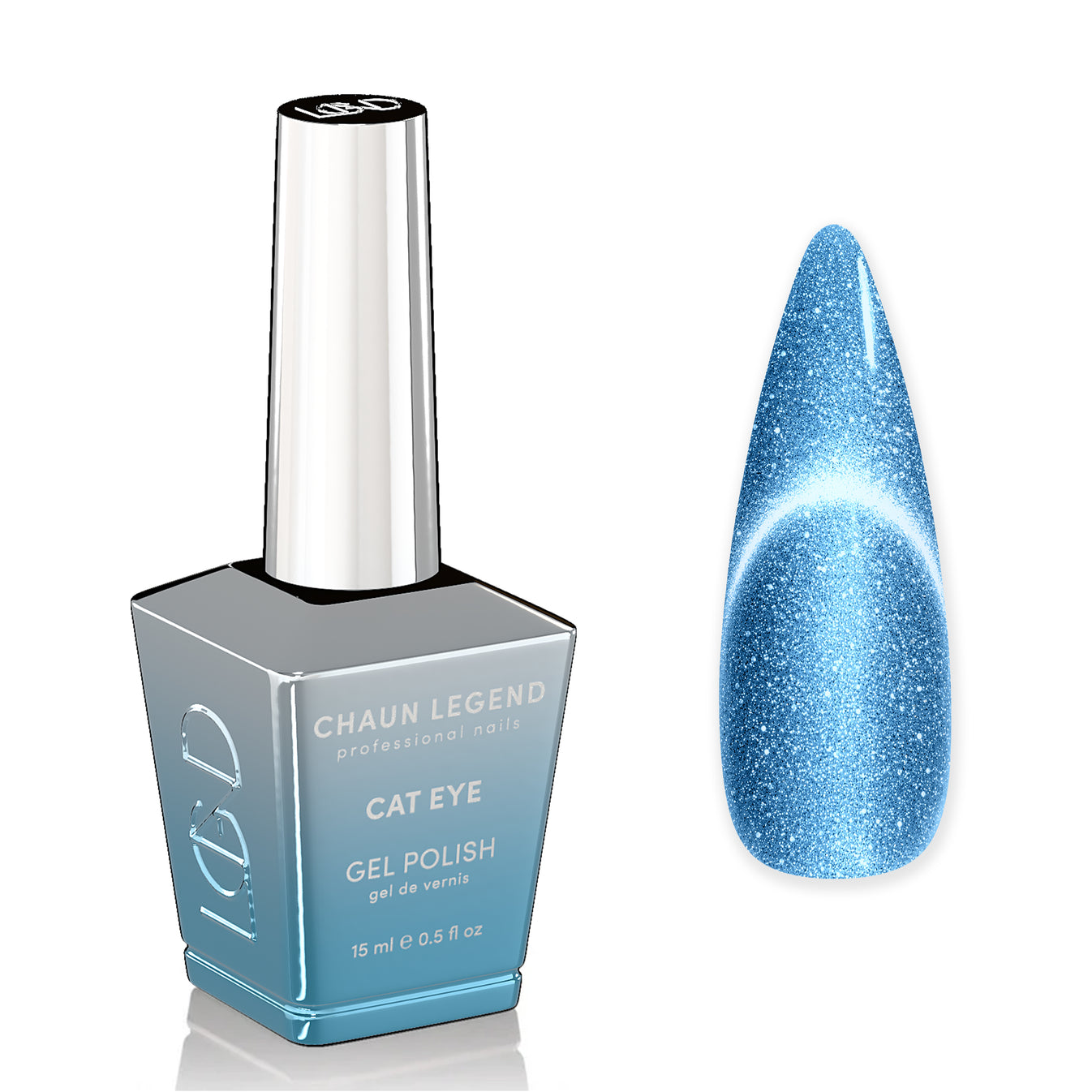Chaun Legend - Gel Polish - Cat Eye Blue Fever - Gel Polish at Beyond Polish