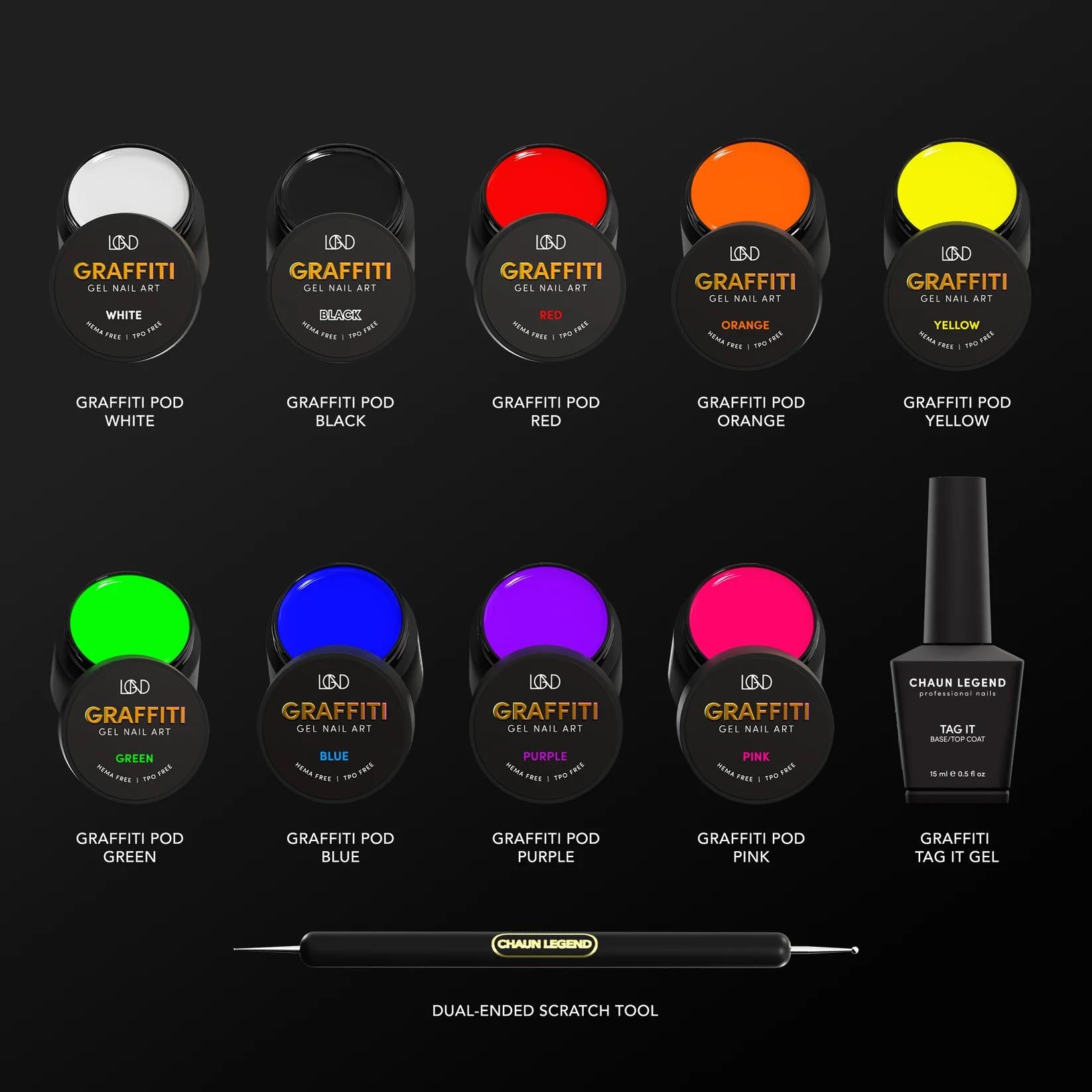 Chaun Legend - Graffiti Gel Nail Art Kit - Nail Art at Beyond Polish