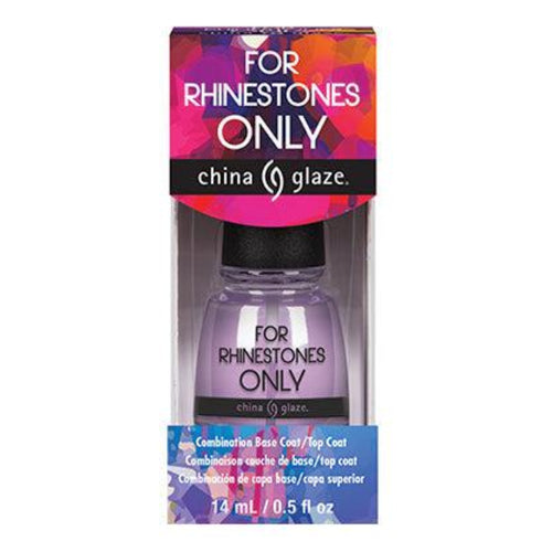 China Glaze - For Rhinestone Only Top/Base Coat 0.5 oz - #83856