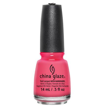 China Glaze Nagellack Pink Voltage Mit Härter - 14 Ml, Irideszierender Effekt
