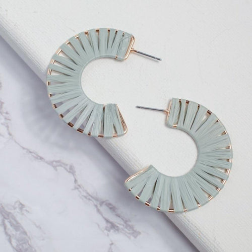 Chloe Half-Moon Hoops