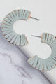 Chloe Half-Moon Hoops - Earrings at Beyond Polish