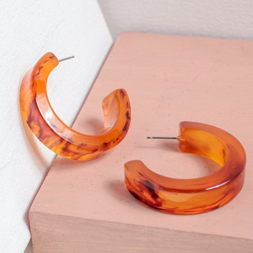 Chunky Resin Hoops