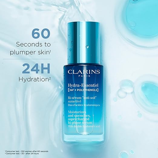 Clarins - Hydra-Essentiel Bi-Phase Serum 30 ml- Normal To Dry Skin - Face at Beyond Polish